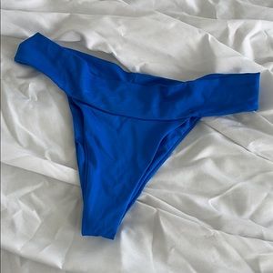 Blue bottom